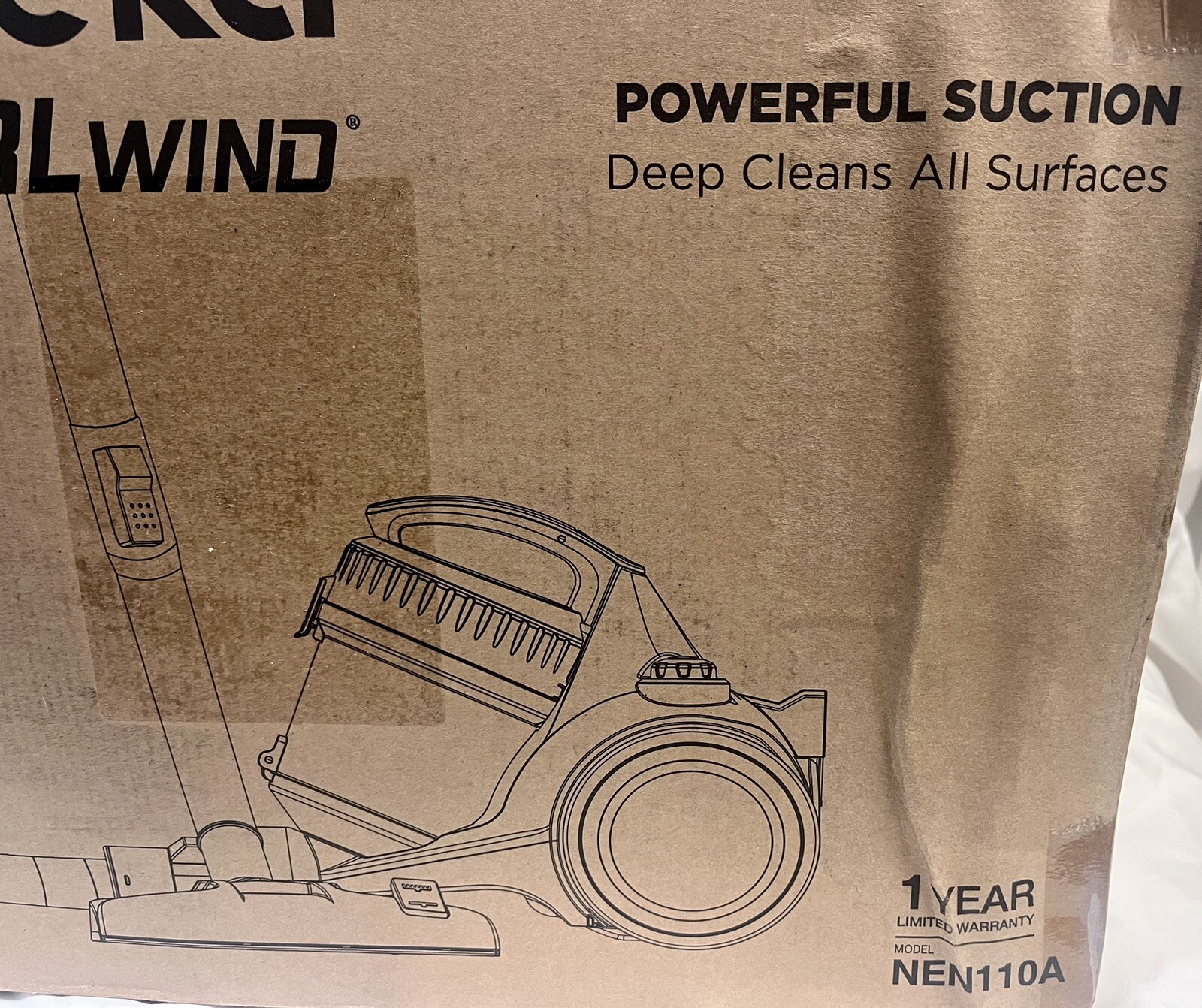 Eureka NEN110A Whirlwind Bagless Canister Vacuum Cleaner Blue