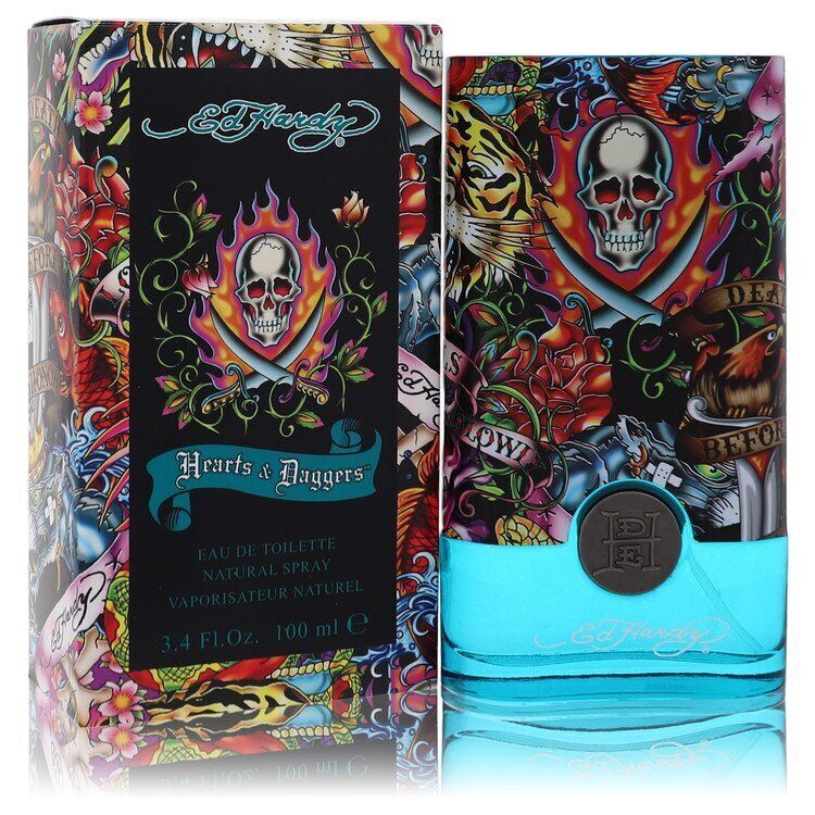 Ed Hardy Hearts&Daggers Cologne By Christian Audigier EDT Spray