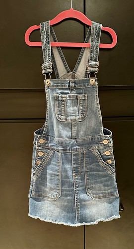 Girls Denim Jumper Size 7 EUC True Craft