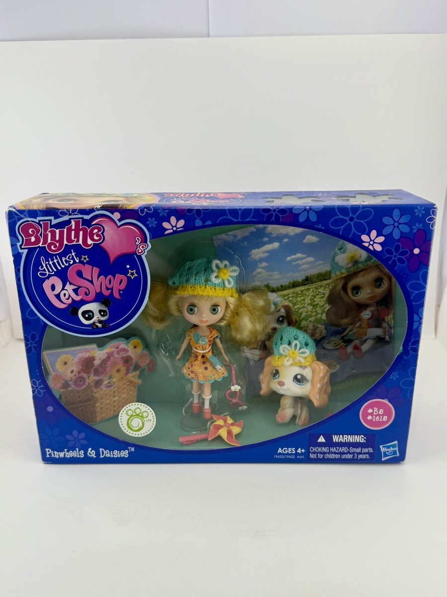Lot Littlest Pet Shop HASBRO - Fée Moonlite + Poupée Blythe #B48 + 2826 + 2706