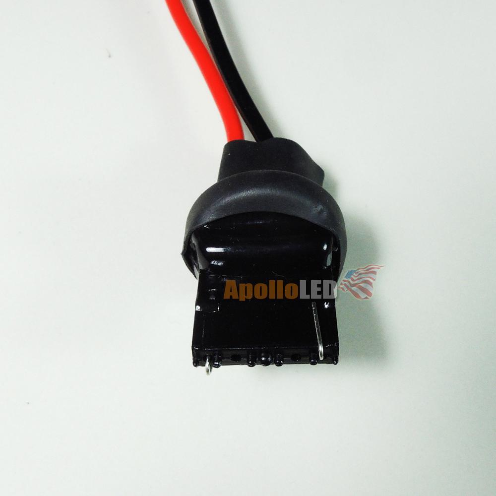 2x No Hyper Flash CANBUS Amber 7440 7440A 992 W21W LED Turn Signal