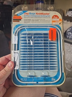 Boye KnitMaster 33 pc Component Knitting Set #7110 - NEW