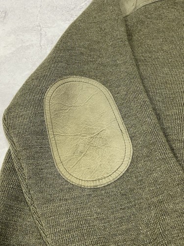 Burberry Strickpullover Vintage Muster Leder Ellenbogen Schultern - Bild 11 von 13