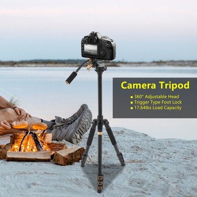 Stabilized Clamping Head Photography Tripod Load 17.64lbs +Head Precision Tripod