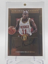 2015-16 Panini Gold Standard - Golden Graphs Vernon Maxwell #GG-VM /75 (AU)