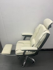 GAMING CHAIR ERGONOMIC DESIGN HEADREST & LUMBAR PILLOW ROTATABLE HOME PU LEATHER