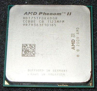 AMD Phenom II X 6  3.0 GHz 1075T Six Core Processor, HDT75TFBK6DGR, AM3, US