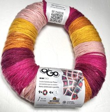 RED HEART SUPER SAVER O GO. 1pk. PINK AND GOLD. I Combine ship.see det