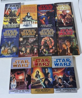 Lot Star Wars Jedi Academy Trilogy 3 Book Cycle Outcast Patterns of Force