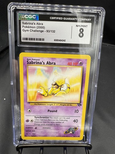 Sabrina's Abra (Unlimited) graded CGC 8 for sale on eBay