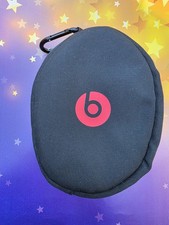 Beats By Dr Dre Headphones Zip Carrying Soft Pouch Zipper Case NO HEADPHONES R