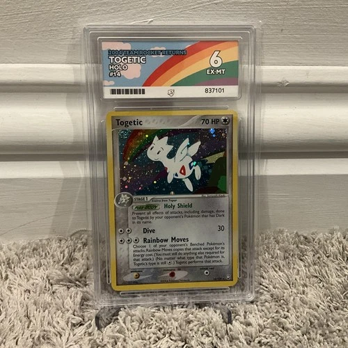 Pokémon TCG Togetic Holo Card EX Team Rocket Returns 14/109 ACE 6