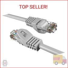 Cables Direct Online Cat6 100FT Network Ethernet Patch Cable, 550Mhz Internet Wi