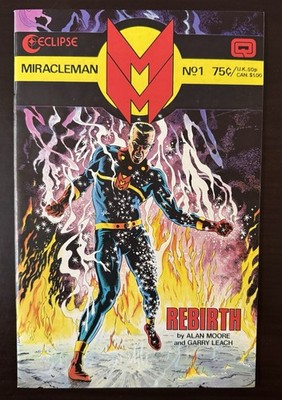 Miracleman #1 Rebirth - Eclipse 1985   Alan Moore  Garry Leach   ️