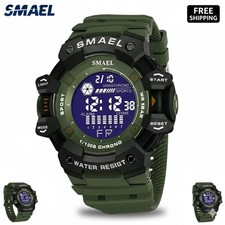 SMAEL Sport Watches Big Dial Men Wristwatch Fashion Male LED Digital Watch Gifts