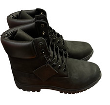 Mens Premium Timberland 6-Inch Black Boots Brand New In Box With Tag
