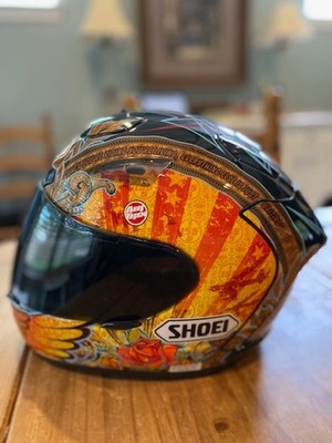 Vintage Shoei X-Twelve/X-12 B-Boz TC-8 Full Face Helmet/Dark Smoke Visor/SM