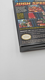Pinball Alta Velocidad - 1991 Juego Nintendo NES Vintage CIB Completo Aut&eacute;ntico Carro