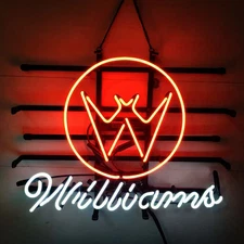 20"x16" Williams Pinball Pool Neon Sign Visual Real Glass Beer Bar Room Decor MM