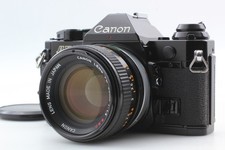  Near MINT Canon AE-1 black 35mm Film Camera FD 50mm f1.4 s.s.c. ssc from JAPAN