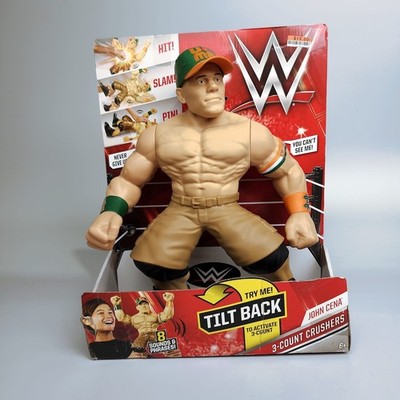 WWE John Cena 3-Count Crushers Action Figure Brand New Tilt Back Sounds Toy  