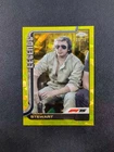 2025 Topps Chrome Sapphire F1 Jackie Stewart Yellow 28/75 # 154 WTS