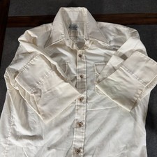 Vintage Kmart Permanent Press Button Up Shirt Men s Large Workwear USA Retro