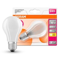 Osram Led Filament Leuchtmittel A60 Birnenform 5W =40W E27 Matt Warmweiß Dimmbar