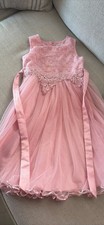 Beautees Girls Pink Dress Size 4