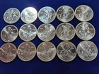 🌟(15) 1982 Engelhard American Prospector 1 Oz .999 Silver Round, 15 oz TOTAL