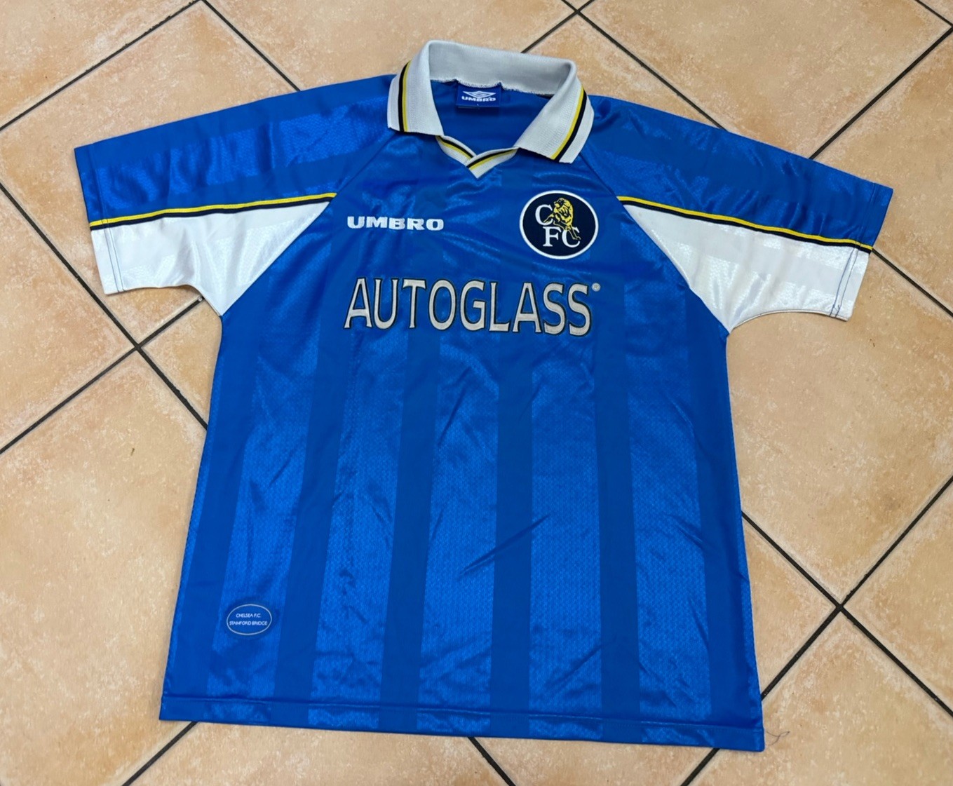 Maglia Rarissima Anni 90 Vintage Umbro Chelsea Football Autoglass CFC