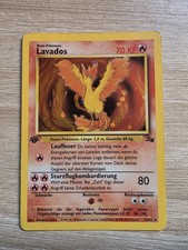 Lavados 12/62 Fossil 1. Edition Rare-Holo Pokémon Karte
