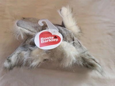 XXS/XS - Gray Tweed Trapper Dog Hat - Faux Fur - Boots & Barkley - NWT