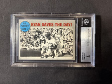 1970 Topps grade 7 #197 Ryan Saves the Day