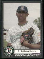 Anthony Moreno 2005 Augusts Green Jackets Team Set Card