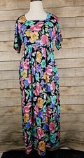 Vintage Diane von Furstenberg The Color Authority Floral Print Dress Size Medium