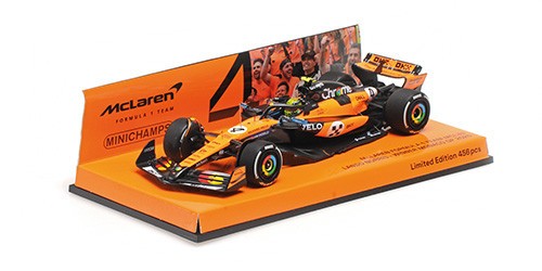 1:43 Minichamps 537255004 Lando Norris Mclaren MCL39 Winner Monaco GP 2025