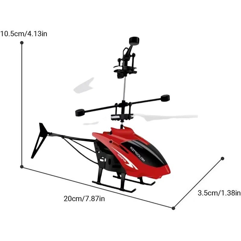 Rechargeable Mini RC Helicopter Drone - Remote Control Toy Kids Gifts Holiday