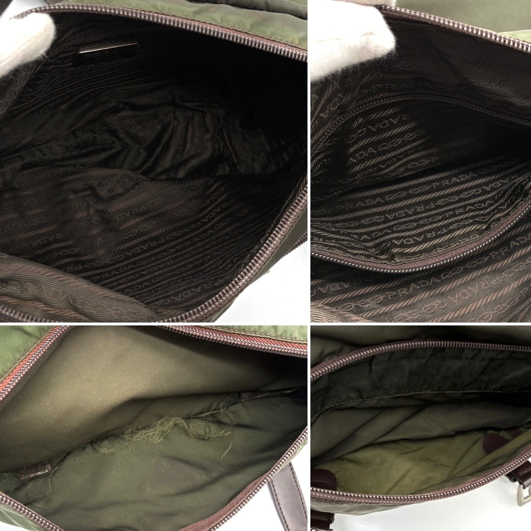 Authentic PRADA Shoulder Bag Triangular Logo Flap… - image 8