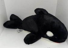 Sea World 15” Orca Killer Whale Vintage Shamu Plush 1992 Red Mouth
