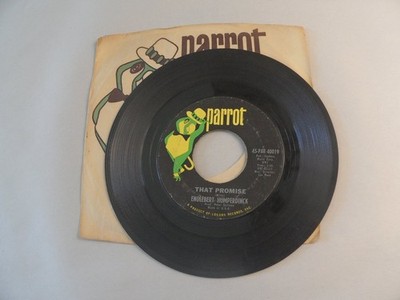 Engelbert Humperdinck   The Last Waltz 7'' Single Record 1967 Parrot Pop 45 RPM