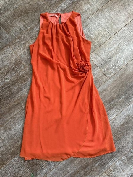 Women Angela Davis Dress Red Polyester 38 / M / 46
