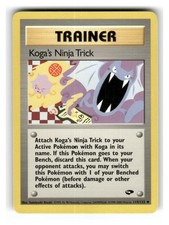 Koga's Ninja Trick 115/132 Uncommon Gym Challenge Pokemon Unlimited LP on eBay