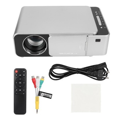 T6 LED Beamer 720P HD Heimkino Projektor 1080P HDMI USB Smartphone Multimedia TV
