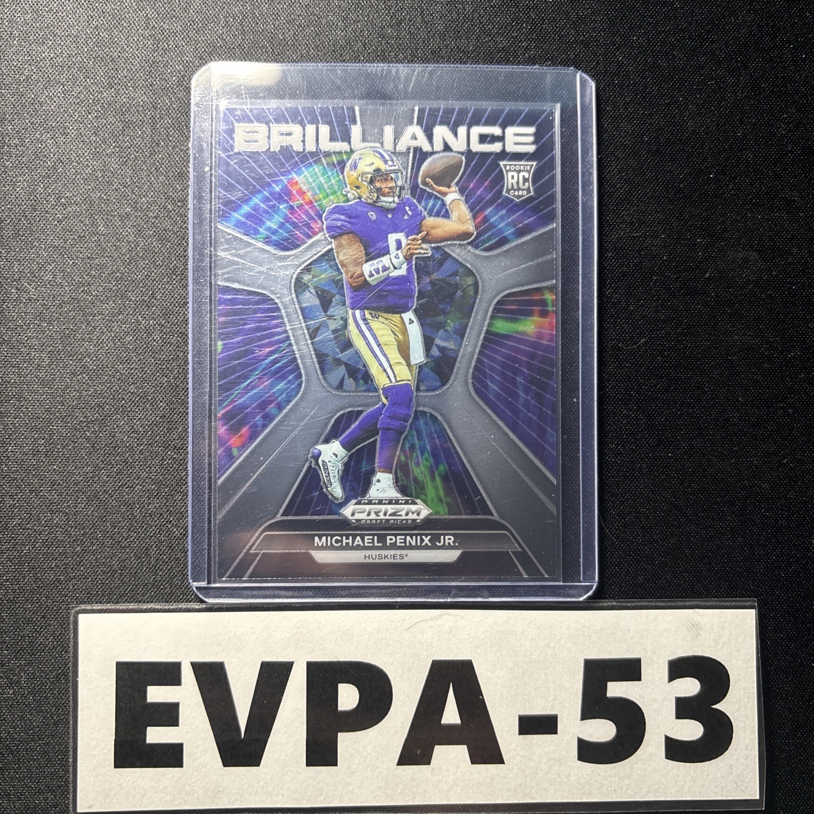 2024 Panini Prizm Draft Picks - Brilliance Michael Penix Jr. #BR-MPJ (RC)