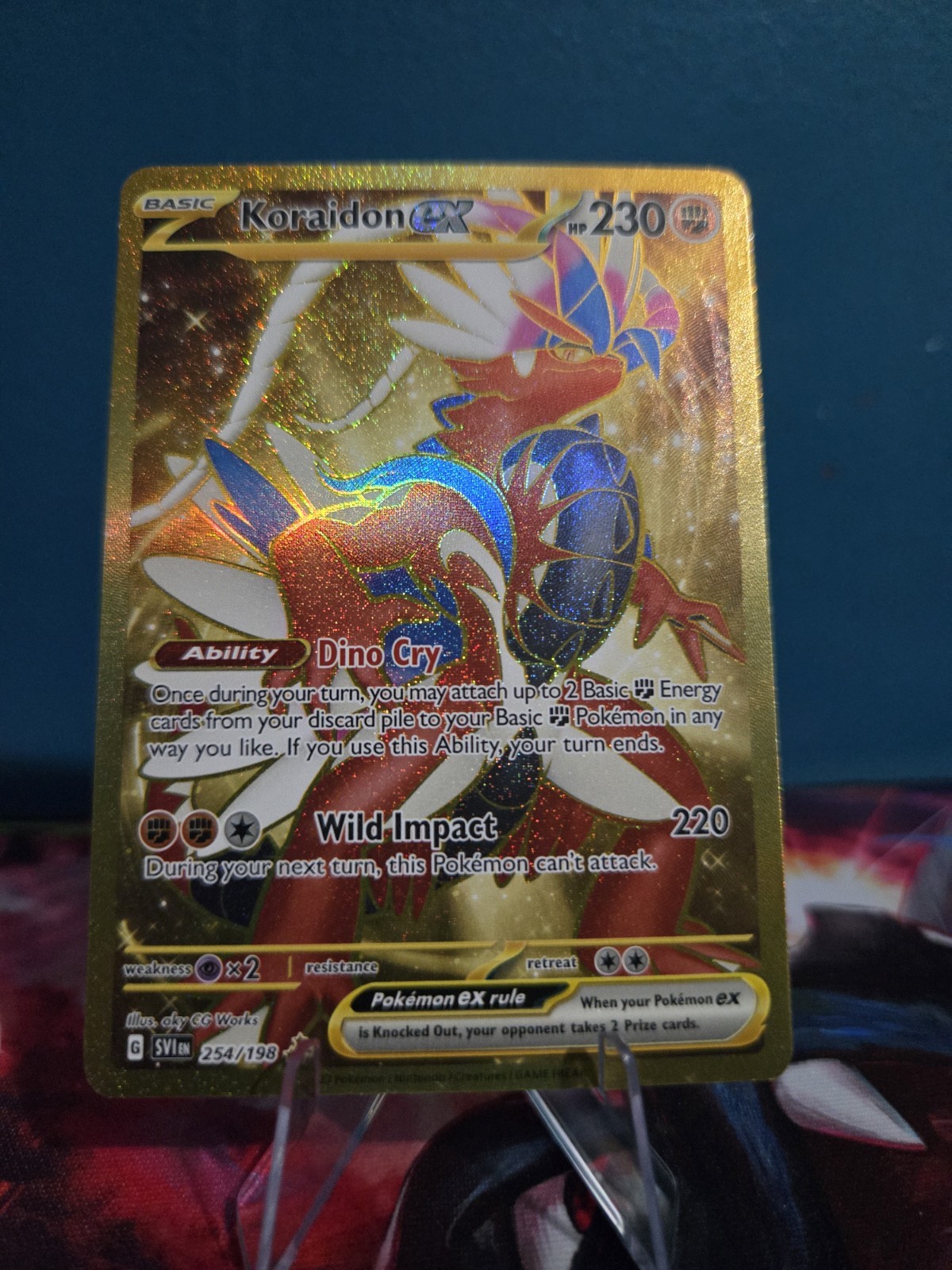 Koraidon EX 254/198 Pokemon SV Base set