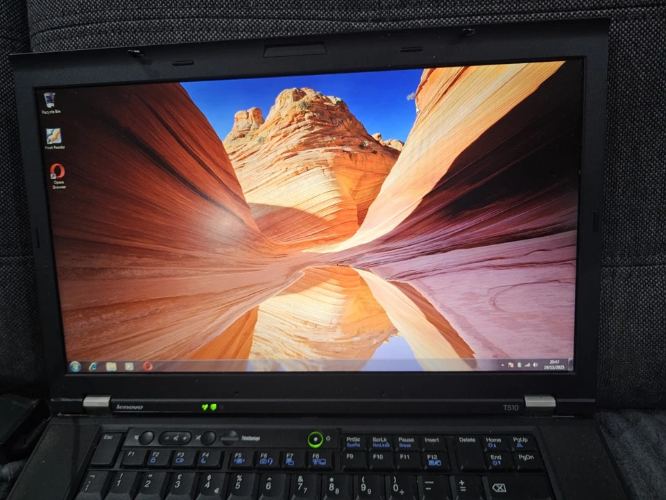 K960 Lenovo ThinkPad T510 15" Laptop Intel i5 GPU 6GB RAM 128GB SSD 1tb Hdd Win7 - Image 2 of 4