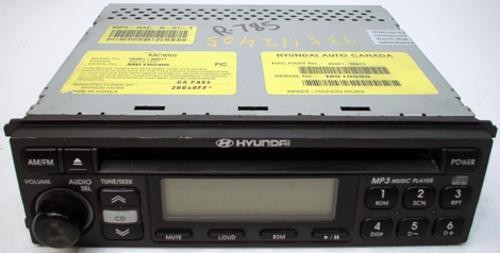 2007 To 2009 Hyunda Accent Factory Oem Am/Fm Stereo Radio With Cd And Mp3 Player