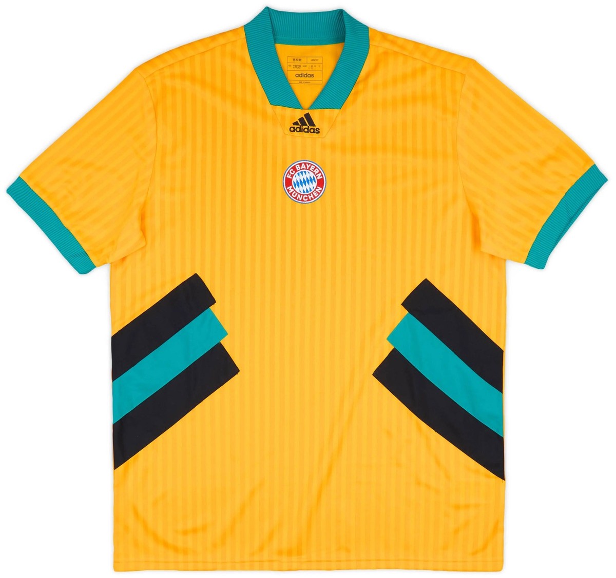 Bayern Munich Jersey Icon Men's Soccer Jersey Yellow Adidas HT8833