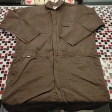Vtg Bulwark Classic BROWN Coveralls Red Kap ~ Size 58 LN